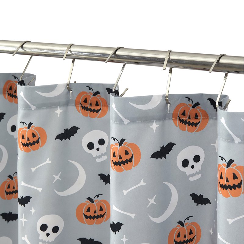 Skull & Bones 14-Piece Bathroom Set with Shower Curtain and Rug