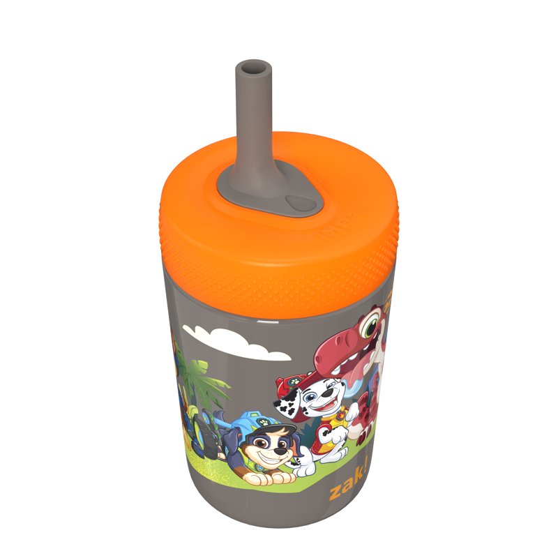Spill-Proof Stainless Steel Kids Tumbler - Gray - 9.5oz