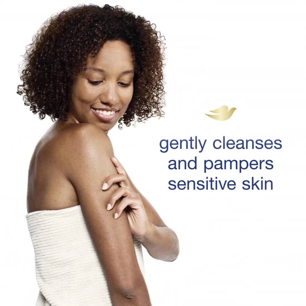 Hypoallergenic Foaming Body Wash for Sensitive Skin - 4 Pack