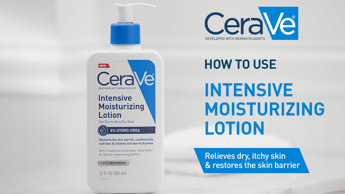 Intensive Moisturizing Body Lotion for Dry to Very Dry Itchy Skin