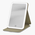 Travel Makeup Mirror with Light, Shatterproof & Rechargeable