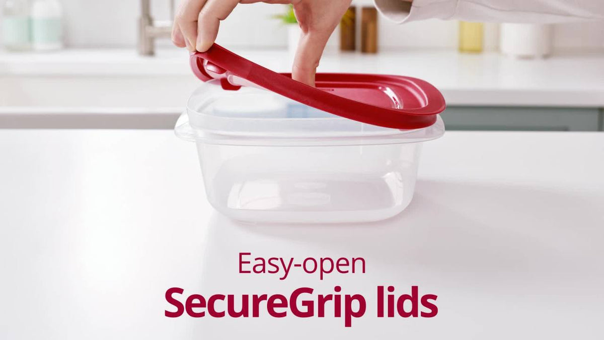7.81-Cup Square Food Storage Container with Lid - Durable & Stackable