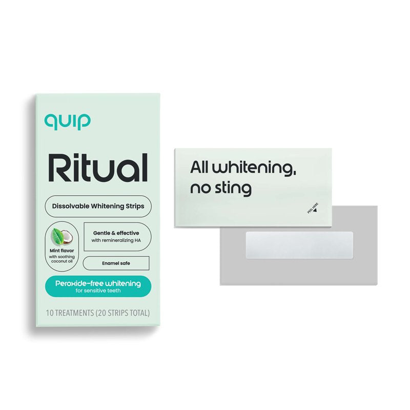Dissolvable Strips, Peroxide-Free PAP for Sensitive Teeth, 20 Ct