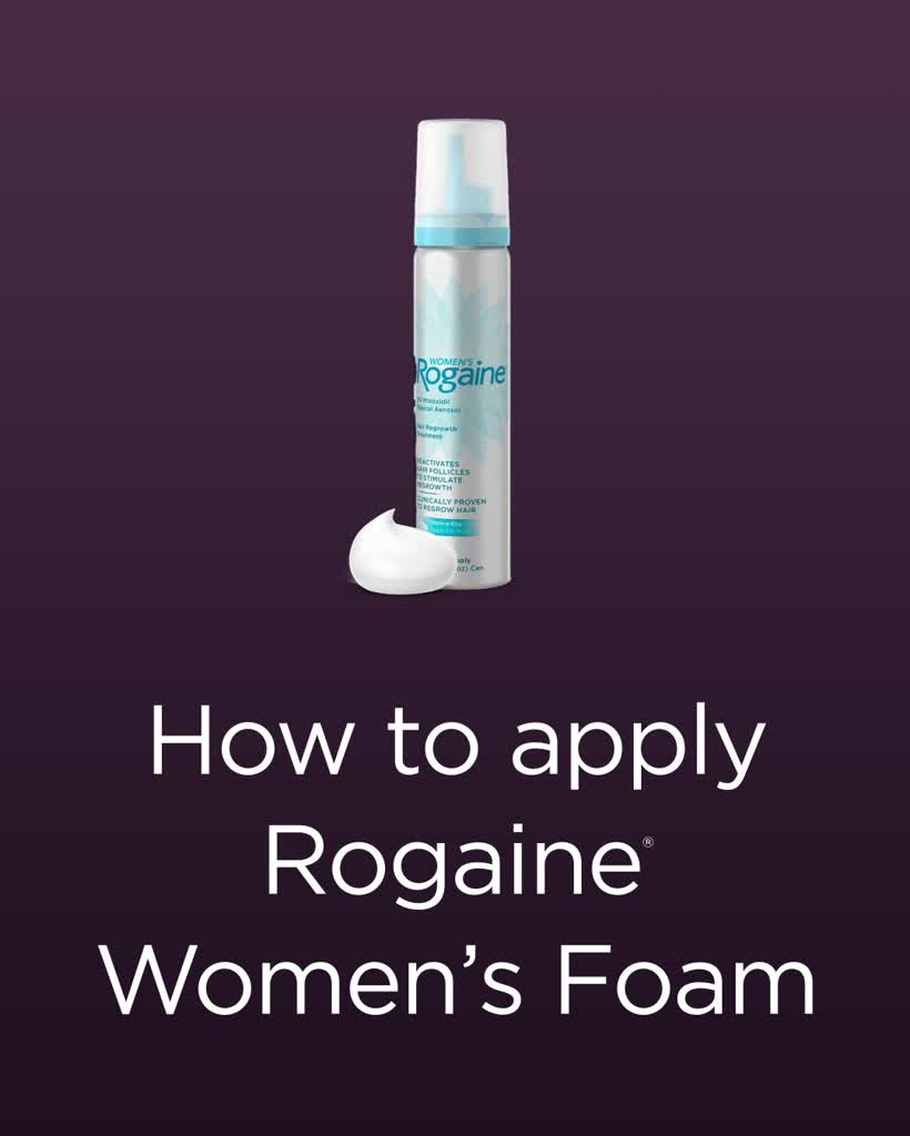 Women's Minoxidil Foam 5% Hair Regrowth Treatment - 2-Month Supply