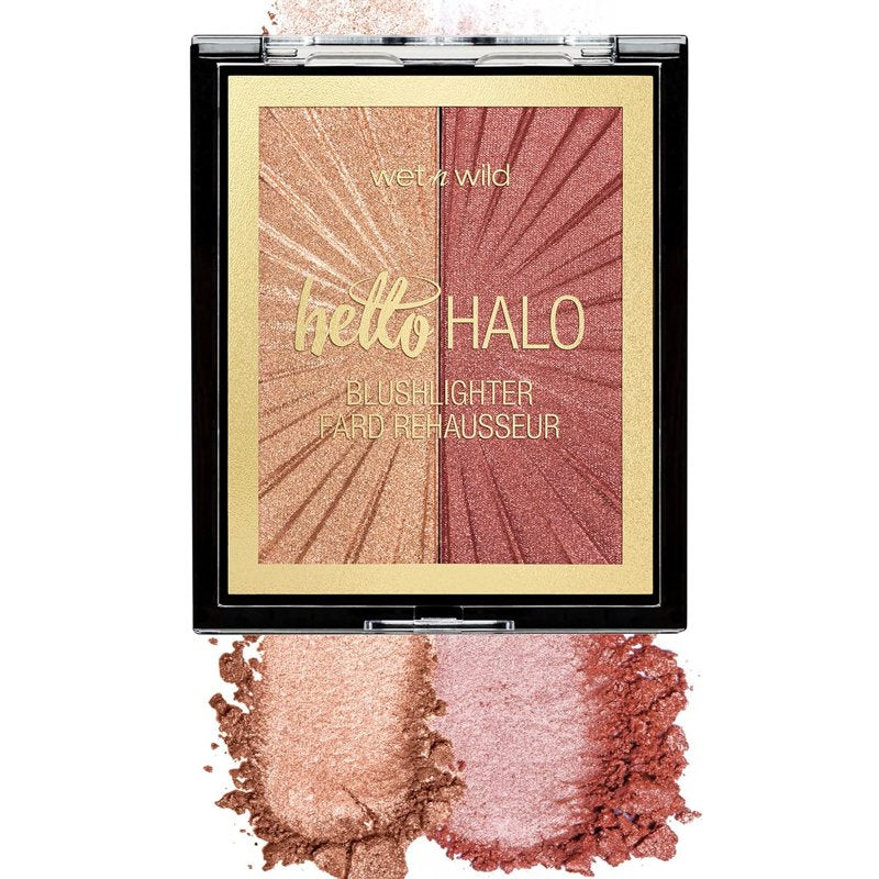 Blush and Highlighter Duo Powder - Buildable Radiant Glow Palette