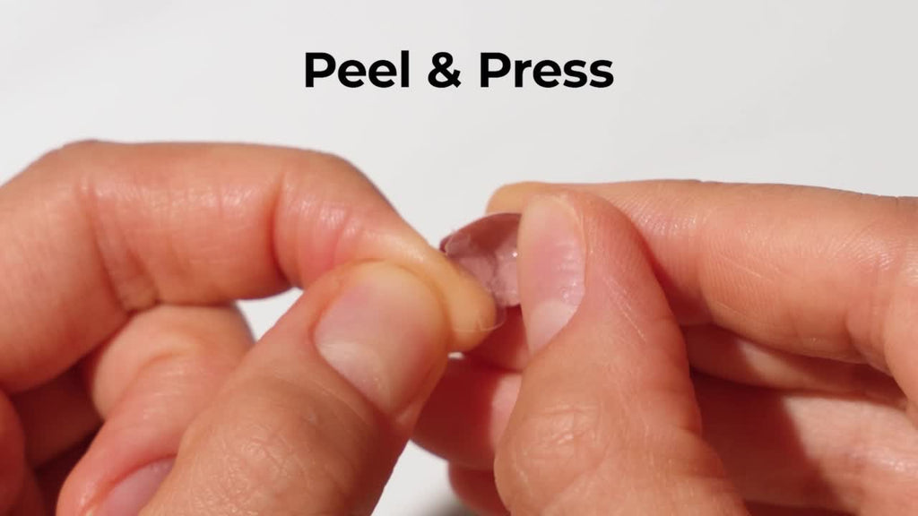 Blue Almond Press On Nails - Medium Length, 30 Count