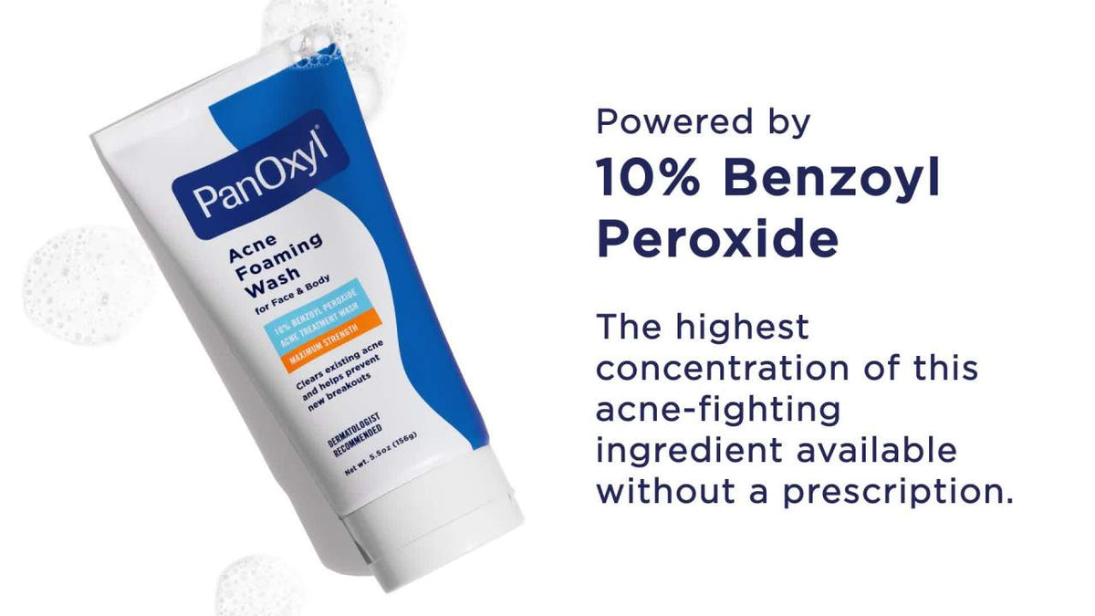 Maximum Strength Acne Foaming Wash with 10% Benzoyl Peroxide - Multipack